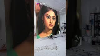 Huge Painting Of Jaya Bhaduri tempoapps subscribe hugepainting [upl. by Ardnohsed]