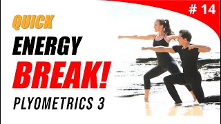 2Minute Energy Break with Gilad  Plyometrics [upl. by Elatan]