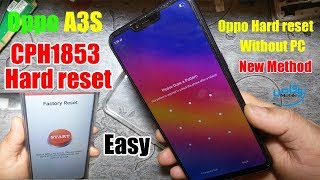 How To Hard Reset Oppo A3S CPH1853  100 Working All Android Hard reset New Method [upl. by Orsay]