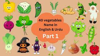 Vegetable Names with Pictures  Different Types of Vegetables  Vegetables name for kids [upl. by Karia]