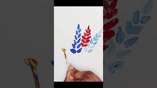 How to draw flower scenery acrylicpainting [upl. by Sadnalor436]