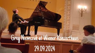 Greg Niemczuk in Wiener Konzerthaus  Highlights from debut performance  29092024 [upl. by Patton985]