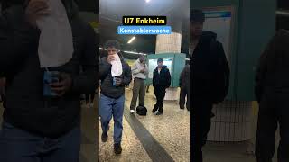 Konstablerwache Einfahrt U5WagenU7➡️Enkheim ubahn shorts [upl. by Tecu]