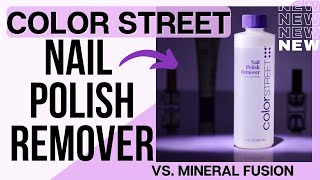 I Tried Color Street Nail Polish Remover for the FIRST TIME Color Street Remover vs Mineral Fusion [upl. by Oirad175]