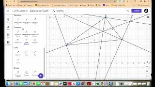 How to Create an Incenter on Geogebra [upl. by Nuajed92]