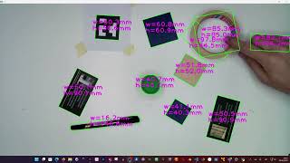 Demonstration of measuring objects using the ArUco marker and opencv [upl. by Inah158]