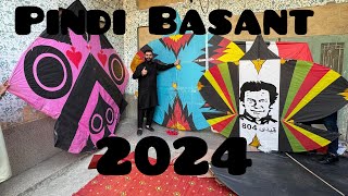 Pindi Basant 2024  Rawalpindi City Basant  Biggest kites ever  Police aa gayai [upl. by Emil729]