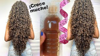 El método de crecimiento MUY RÁPIDO para cabello RIZADO que no crece con nada🤩⚠ [upl. by Ised]