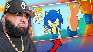 Sonic vs Goku Rap Battle SSJ9K  Reaction [upl. by Lebyram606]