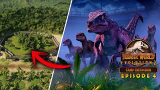 HOW TO BUILD THE RAPTOR PADDOCK  Camp Cretaceous Park Build 4  Jurassic World Evolution 2 [upl. by Hollister]