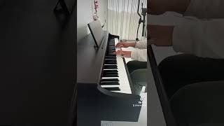 Shin ChanPiano Cover 🎵shinchanmusicpiano shortstiktokyoutube youtubeshortsanimeviralvideo [upl. by Suirtimid]