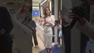 FANCAM 230928 YoonA  Estee Lauder event at ION Orchard in Singapore 4 [upl. by Coshow]