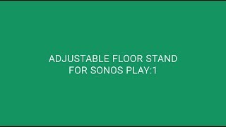 Flexson Adjustable Floor Stand for the Sonos Play1 [upl. by Della]