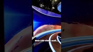 New curved Leyard LED wall in tvmarkiza tv studio for ultimate broadcast flexibility [upl. by Adnilasor]