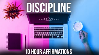 10 HOURS of Powerful Affirmations for Discipline Focus and Productivity 🧠 Reprogram Your Mind Here [upl. by Modesty]