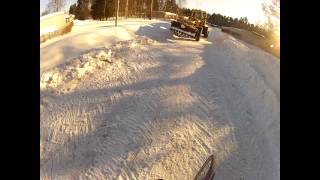 Winter Cyclist in Oulu HD [upl. by Analem]