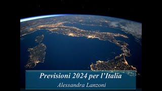 Previsioni 2024 per lItalia [upl. by Gosnell]