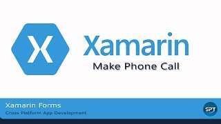 Make Phone Call in Xamarin FormsXamarin Forms in Hindi [upl. by Landahl763]