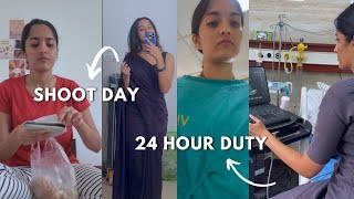 24 hour oncall duty mini vlog 😵‍💫 [upl. by Eniahs928]