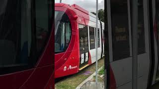 Parramatta Light Rail testing at Tramway Avenue [upl. by Drofub50]