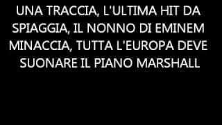 CapaRezza  04  Pimpami La Storia  Lyrics [upl. by Mommy]