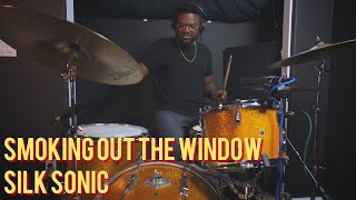 Smokin Out The Window  Silk Sonic  Drum Cover [upl. by Feinberg669]