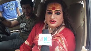 Mahamandaleshwar Achar Laxmi Narayan Tripathi of Kinnar Akhada distributed ration in Noida [upl. by Blodgett]