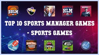 Top 10 Sports Manager Games Android Games [upl. by Shellie77]