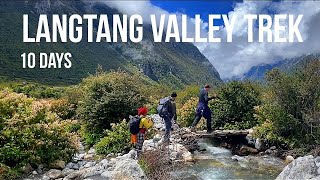 10 Days Langtang Valley Trek  Nepal [upl. by Inavihs623]