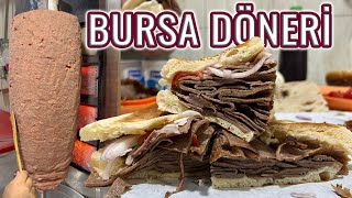 BURSA İSKENDER DÖNERİ BÖYLE YAPILIYOR Kıyma Döner Nasıl Yapılır İskender Döneri Nasıl Yapılır [upl. by Dachia423]