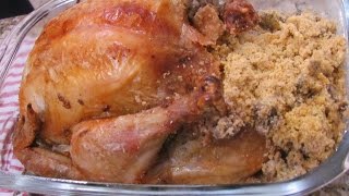 FRANGO ASSADO COMO LIMPAR TEMPERAR E ASSAR [upl. by Eberhart]