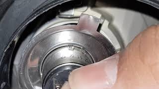 How to change citroen berlingopeugeot partner headlight bulb [upl. by Odama]