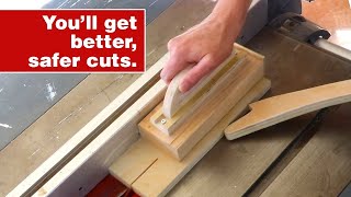 How to make a push block Essential woodworking jig and shop project [upl. by Orwin860]