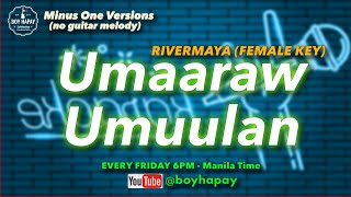 Zia Quizon  Umaaraw Umuulan Rivermaya Acoustic Minus One cover [upl. by Atoked]