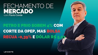 Ibovespa 037 Nasdaq 03 Dow 1 Dólar R 507 PETR4 47 HAPV3 7 [upl. by Edualcnaej]