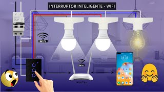 Increíble Interruptor Inteligente con Wifi  Domótica Casa Inteligente Smart Life [upl. by Francyne634]