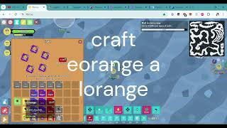 Crafteando una naranja mitica con oracle en florr io [upl. by Lleuqram]