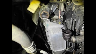 Mini F56 Oil coolerfilter holder removal update [upl. by Amersham]