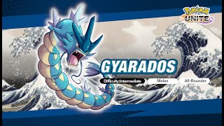 Gyarados Moves Overview  Pokémon UNITE [upl. by Pravit]