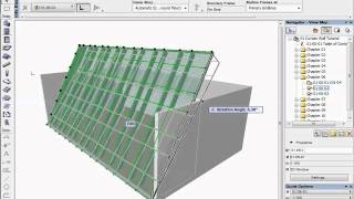 ArchiCAD 12 New Feature Tutorials  The Curtain Wall Tool 6 [upl. by Zavala]