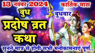 बुध प्रदोष की कथा  Budh Pradosh Vrat Katha  Pradosh Vrat Katha  Pradosh Vrat Katha  Budh Pradosh [upl. by Aicenet]