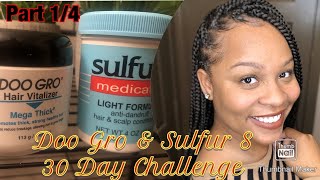 Sulfur 8 amp Doo Gro 30 Day fast Hair Growth Challenge  Pt 14 [upl. by Adnohsat]