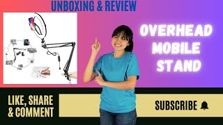 Brolaviya Overhead video stand for YouTubers Study mobileaccessories [upl. by Rudd]