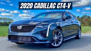 2020 Cadillac CT4V Review  A 325hp Sports Sedan [upl. by Wait]