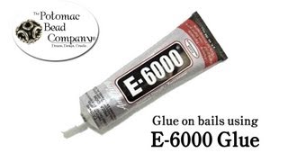 Gluing Bails with E 6000 Glue [upl. by Auqenes]