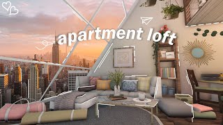 Bloxburg Apartment Loft  Speedbuild No Transform Gamepass [upl. by Elodia]