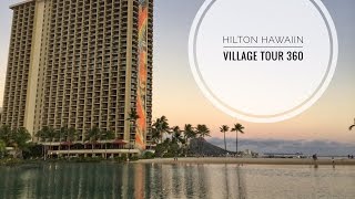 HAWAIIHilton Hawaiian Village Waikiki Beach Resort 360 Tour [upl. by Alenas315]