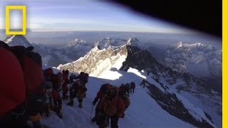 Everest  Getting to the Top  National Geographic [upl. by Anaibib]