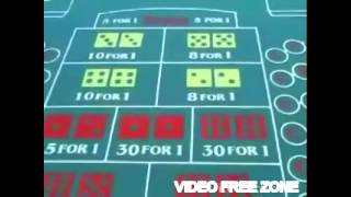 Craps Table Layout Explained [upl. by Hcaz]