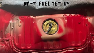 Lexus SC300 NAT Walbro 450 fuel pump install [upl. by Ileak368]